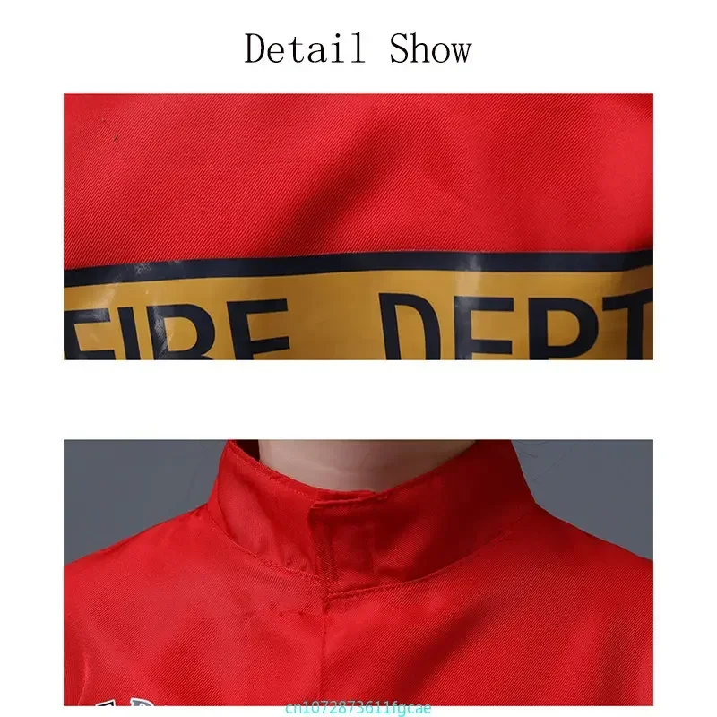 子供消防士制服サム消防士コスプレ衣装子供作業服スーツ小道具少年少女パフォーマンスセットクリスマスギフト