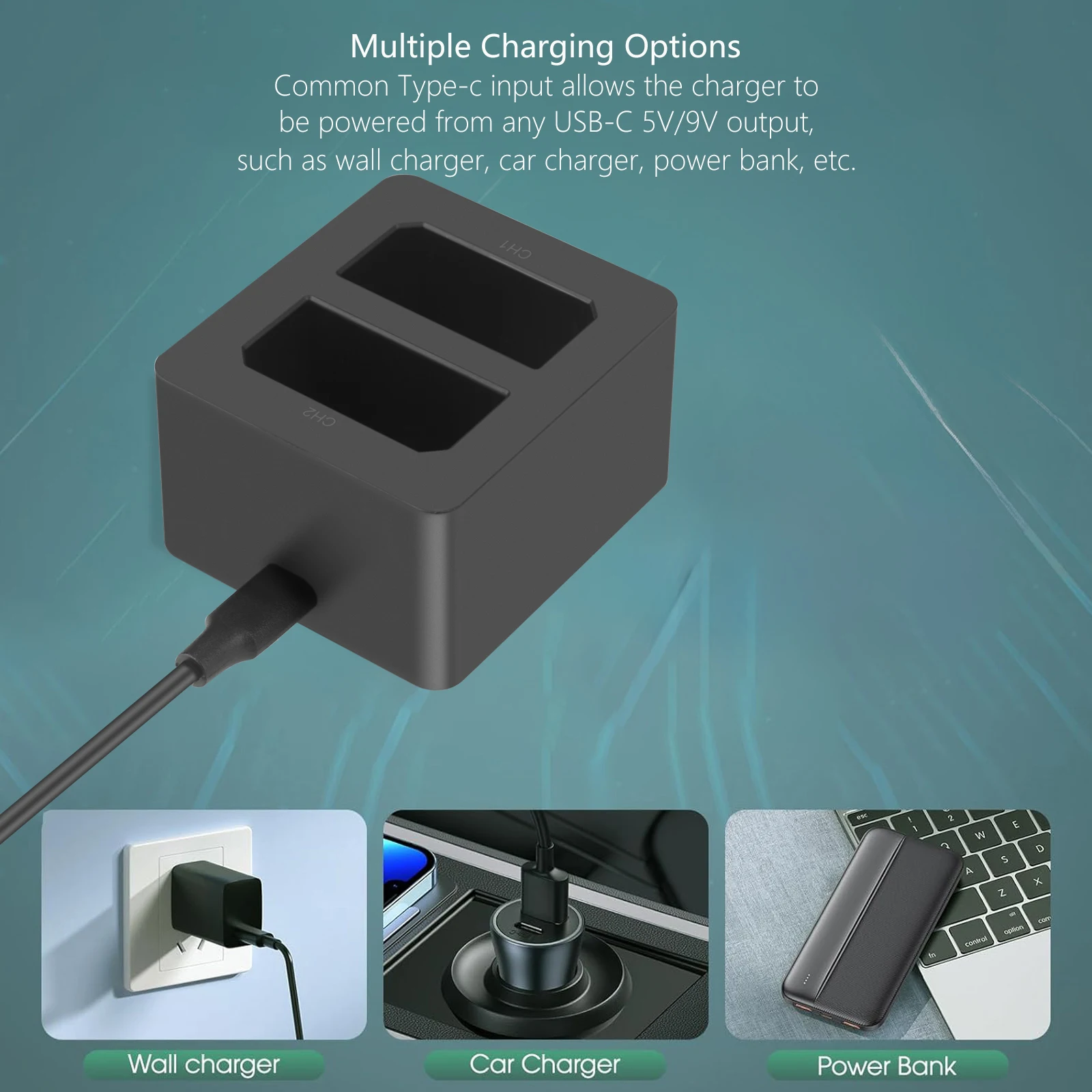 Battery Charger BP-SCL7 Dual Charger For Leica M11 M11-P Camera