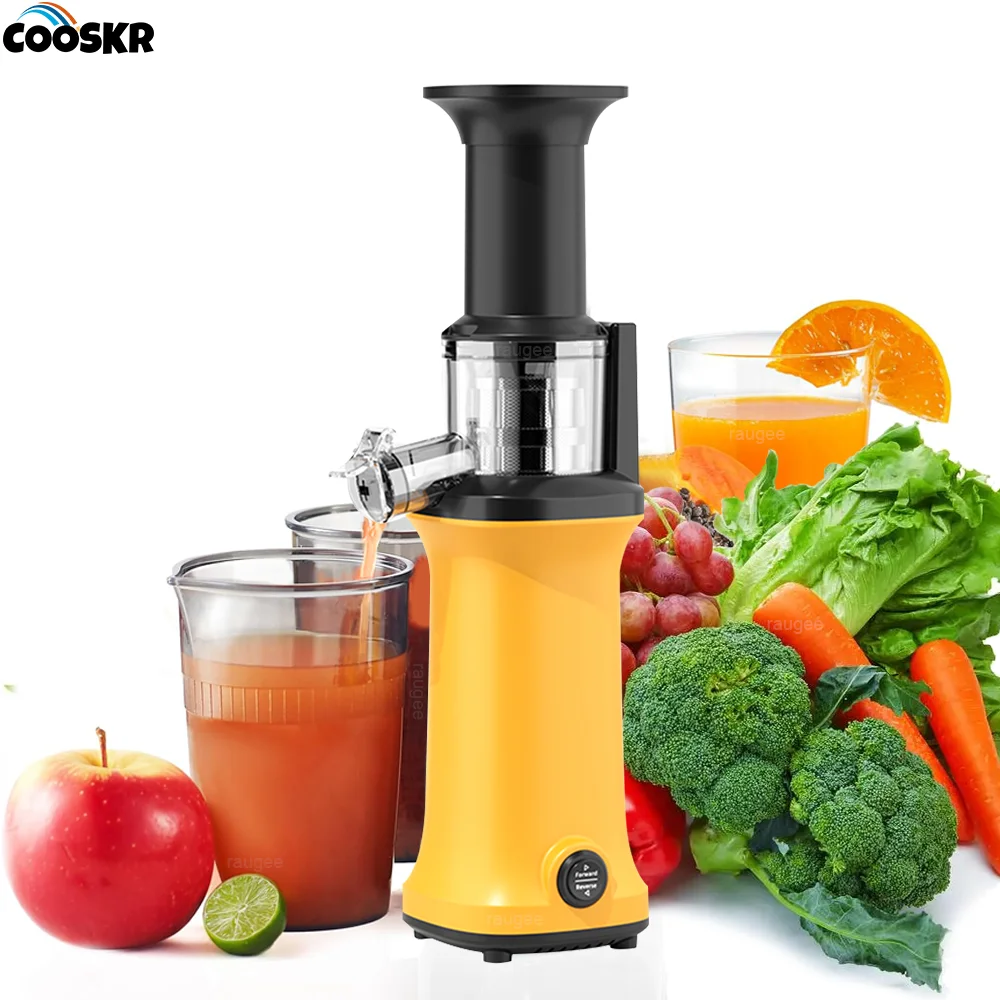 

Portable Slow Juicer for Fruit and Vegetables Juice Extractor Cold Press Juicer with Brush Mini Electric Juice Maker Machine