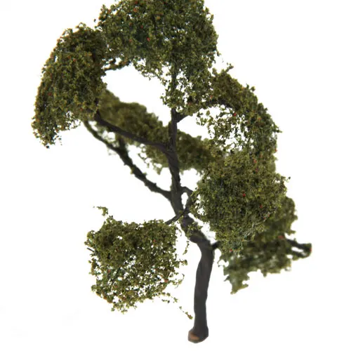 Albero modello di cenere paesaggio paesaggio fai-da-te in scala 1:75 per forniture di architettura