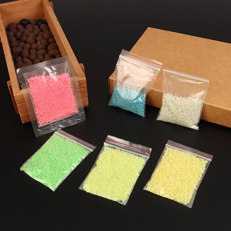 10g DIY Fluorescent Luminous Phosphor Particles Glow Pigment In The Dark Sand Powder Glowing Bright Gravel Noctilucent Stones