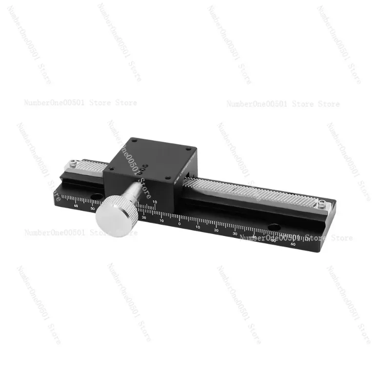 

X-axis dovetail slot slide LWX25 long stroke gear rack type manual displacement fine adjustment platform