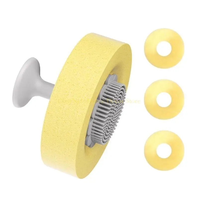 92MF Silicone Sponge Kitchen Scrubber Set Suction Cup for Nonstick Cookware Cleaning