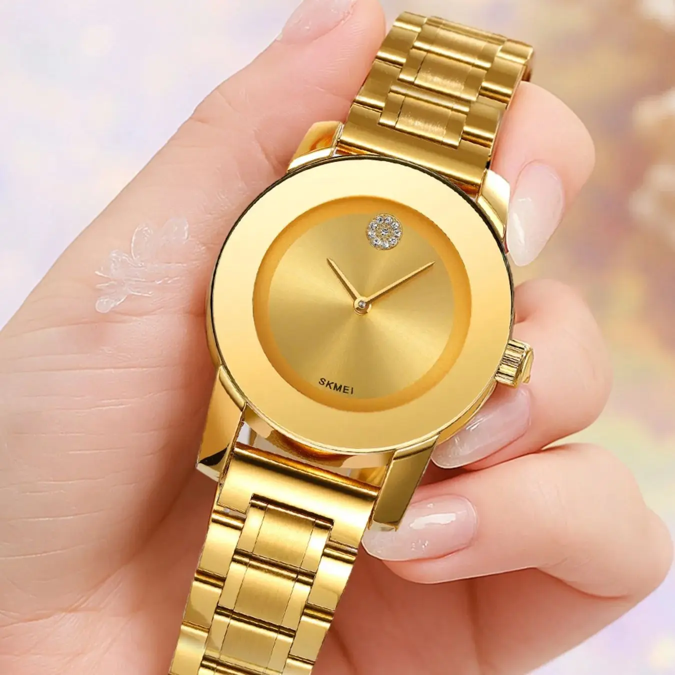 New Genuine Brand Women's Quartz Watch with a Classy Look, Light Luxury, High-Quality Women's Watch, Best-Selling Watch for Female Students in European, American, Japanese, and Korean Styles, Suitable for Outdoor Use, a Casual Watch for Women, the Best Gift for Her