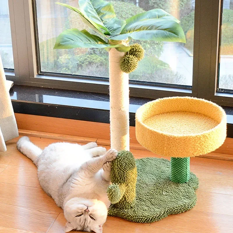 

A Cat Litter Integrated Cat Jumping Platform Small Cat Tree Sisal Scratching Post