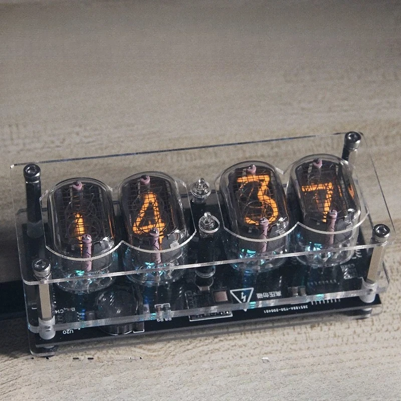 For the Soviet Union IN12 glow tube glow retro nostalgic electronic clock noisy desktop gift creative ornament