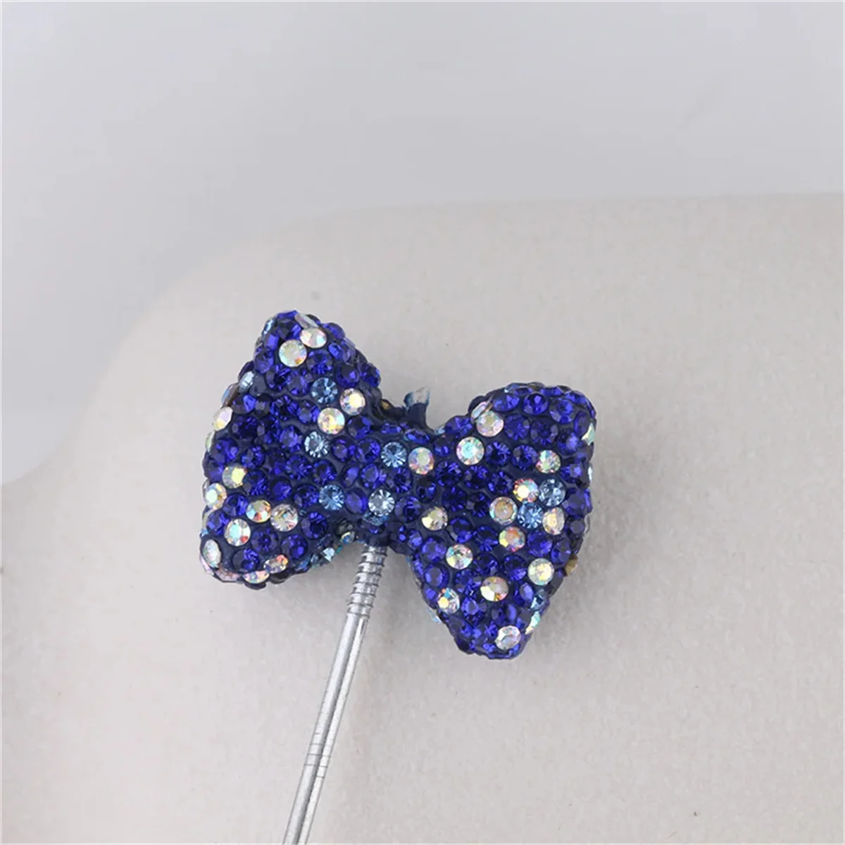 ST23 Colorful Bow Classic Soft Clay Straight Hole Beads DIY Phone Keychain Clothing Pen Necklace Material Accessories Girl Gifts