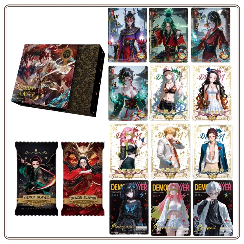 Original Demon Slayer: Kimetsu No Yaiba Vol.5 Sammelkarte, versteckte Gedenkkarte, exquisites Geschenk der Halloween-Serie