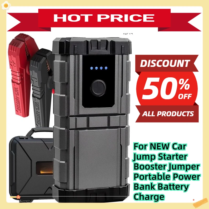 

For NEW Car Jump Starter Booster Jumper Portable Power Bank Battery Charge