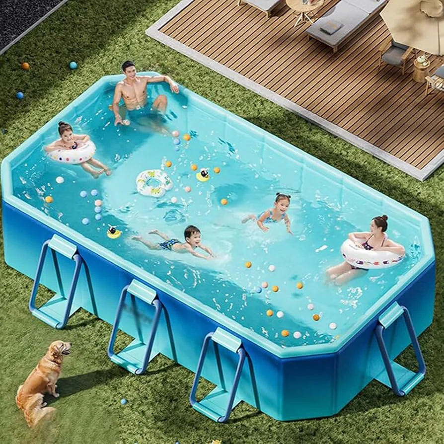 Large Outdoor Water Play Pool Foldable Bath Pool Family Garden Home Use  Adult Inflatable  Swimming Pool