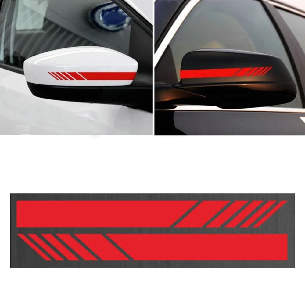 Car Stickers Reflective Flim Stripes Creative Decals Decoration For Motorcycles Rearview Mirrors Auto Tuning Styling