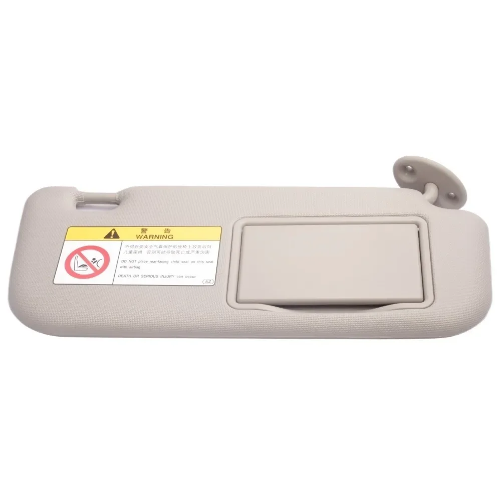 original Grey Beige Left Right Sun Visor with Makeup Mirror for  Corolla 2014 2015 2016 2017 2018 OEM 74320-02K90 74310-02K90