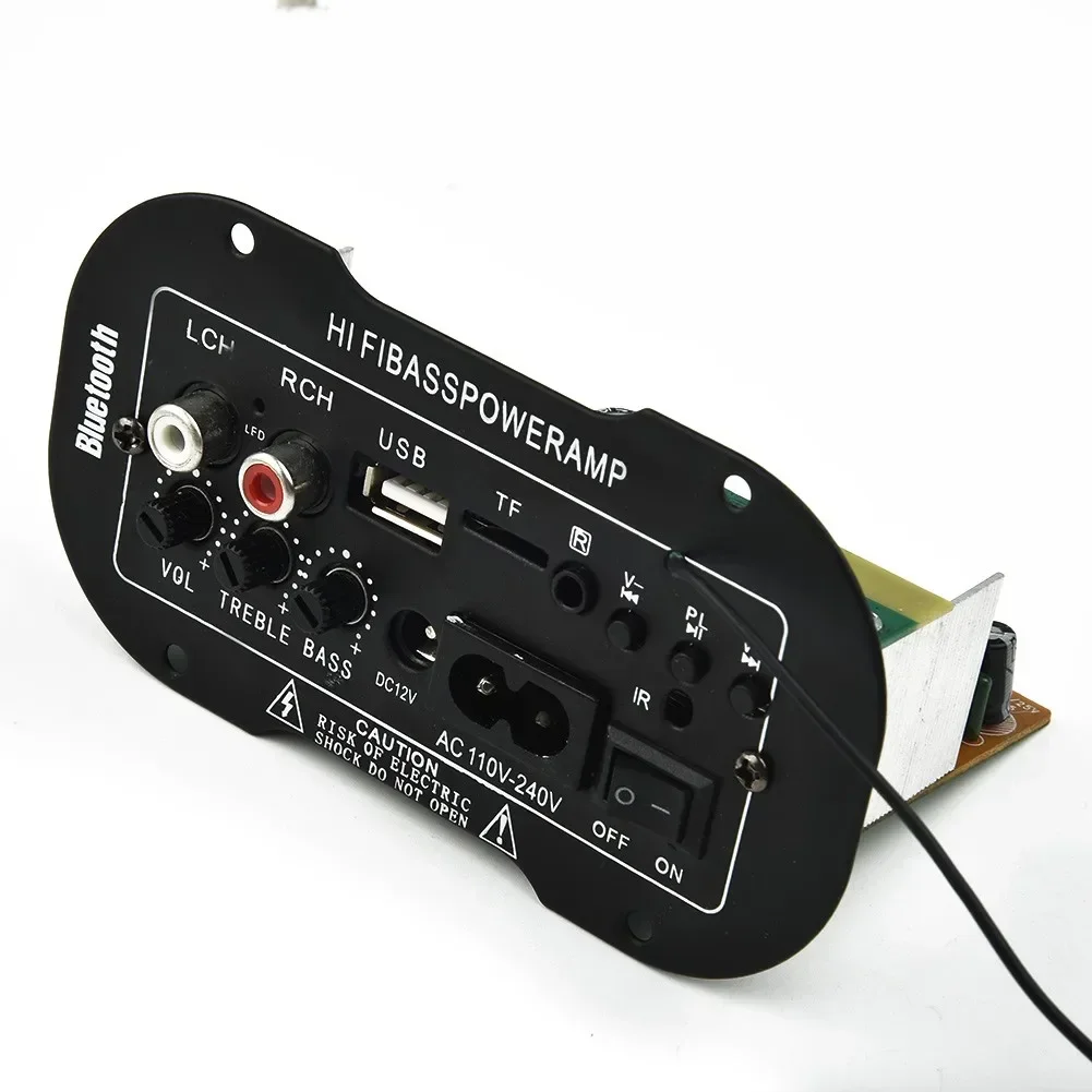 Power Amplifier Bluetooth Bass Amp HIFI Digital Audio Amplifiers FM USB Remote 220V 50W Surround Sound AMP Speaker Parts