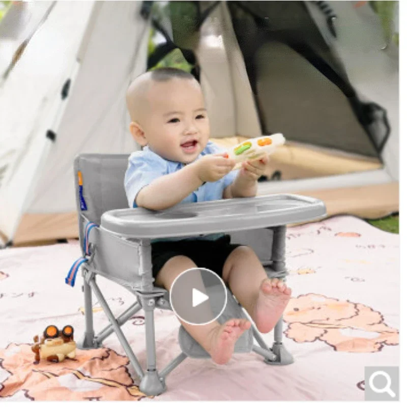 Portable Children's Dining Chair, Baby Beach Chair, Folding Picnic Chair, Multifunctional Learning Chair