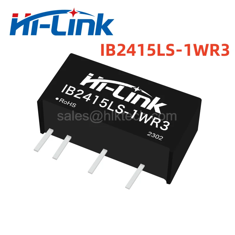 Hilink معزولة الجهد المنظم ، وحدة امدادات الطاقة الناتج ، 24 فولت إلى 5 فولت ، 15 فولت ، 24 فولت تيار مستمر ، IB2405LS-1WR3 ، IB2424LS-1WR3 ، 5 قطعة لكل مجموعة