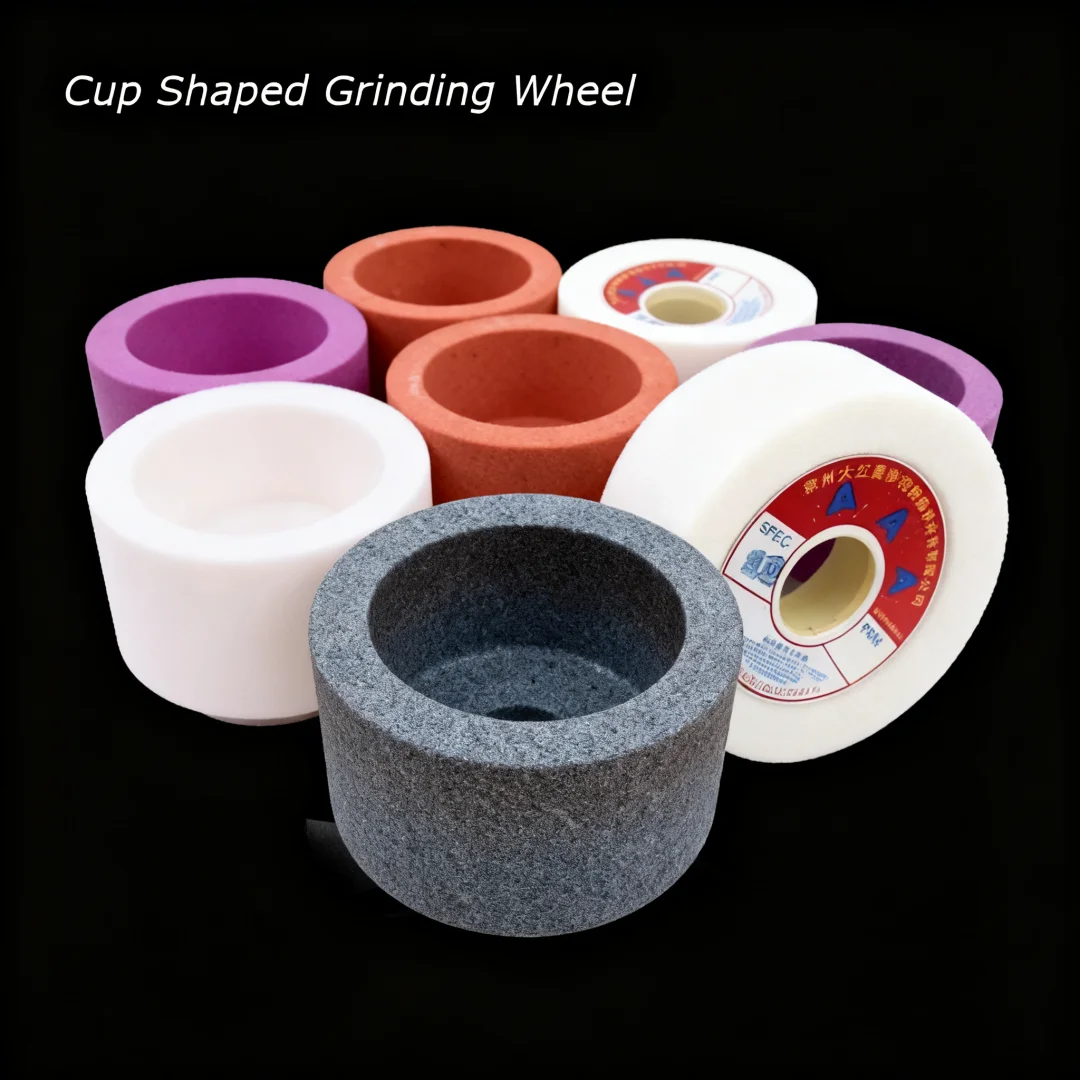 

Dia150mm Cup Shaped White Corundum Grinding Wheel Brown Corundum/green Silicon Abrasive Disc For Grinding Machine Grit46~120