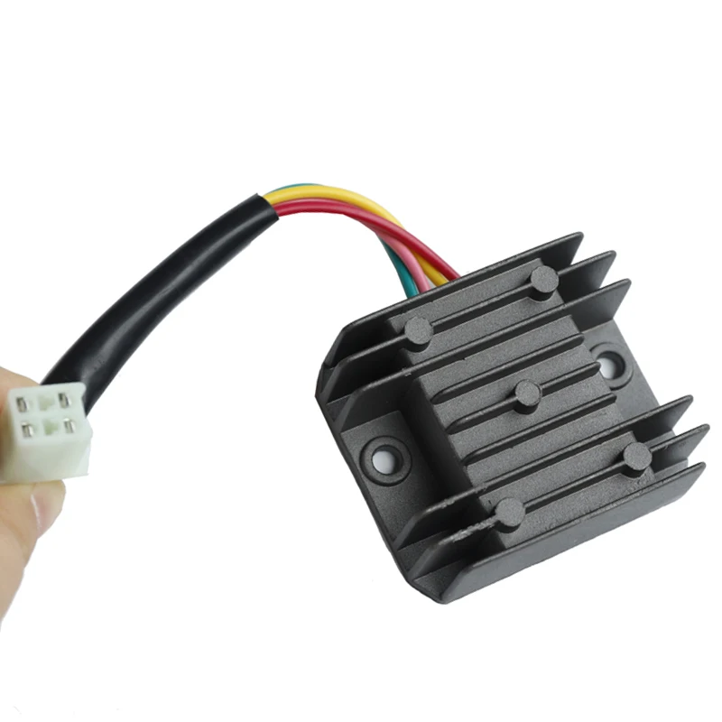 4 Wires Voltage Regulator Rectifier Motorcycle Boat Motor Mercury ATV GY6 50 150cc Scooter Moped JCL NST TAOTAO