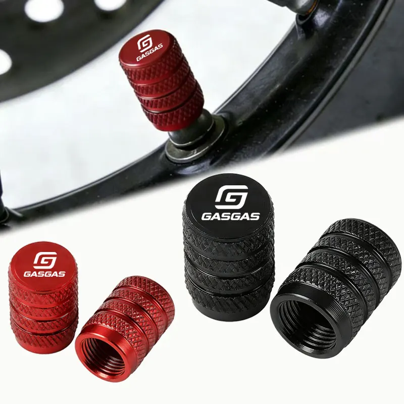 

MOTO Tire Valve Caps Wheel Tyre Cover CNC Aluminum For GASGAS GAS GAS EC250 EC300 EX250 MC EC EX 250 300 350F 450F Accessories