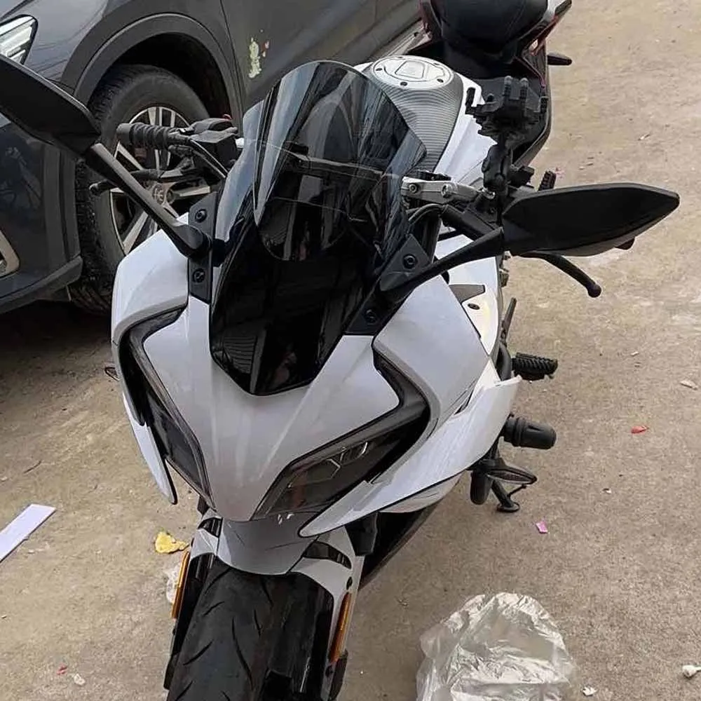 واقي رياح أمامي للدراجات النارية ، زجاج أمامي للزجاج الأمامي ، عاكس رياح هدية ، CFMOTO 250SR ، SR MY23 #4