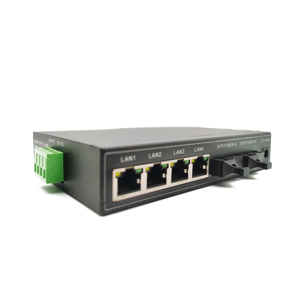 4 porty 10/1000 mb/s daleki zasięg Gigabit POE sieci Ethernet Extender kompatybilny konwerter transmisji 4 portu poe