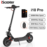 iScooter i10Pro Foldable Adult Electric Scooter E-Scooter 45 KM/H Electric Kick Scooter 800W Skateboards 48V 15Ah Kickboard