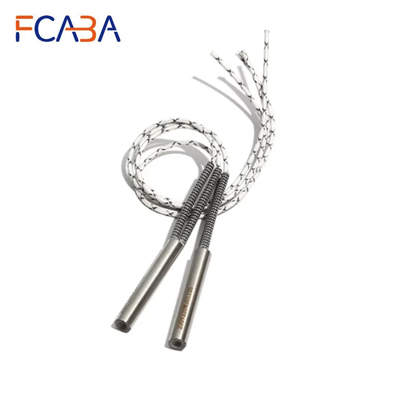 FCABA 5PCS 10mm 98~115mm 316SUS Single Head Dual Heating Tube 110V/220V/380V 400W/420W/450W/470W Cartridge Heater Element
