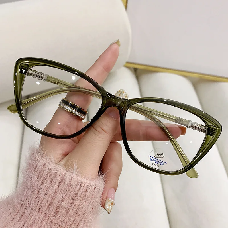 Droom Godin Tr90 Ultralight Myopia Optical Glasses Frame Fashion Women Anti Blue Light Transparent Computer Glasses Brand Design