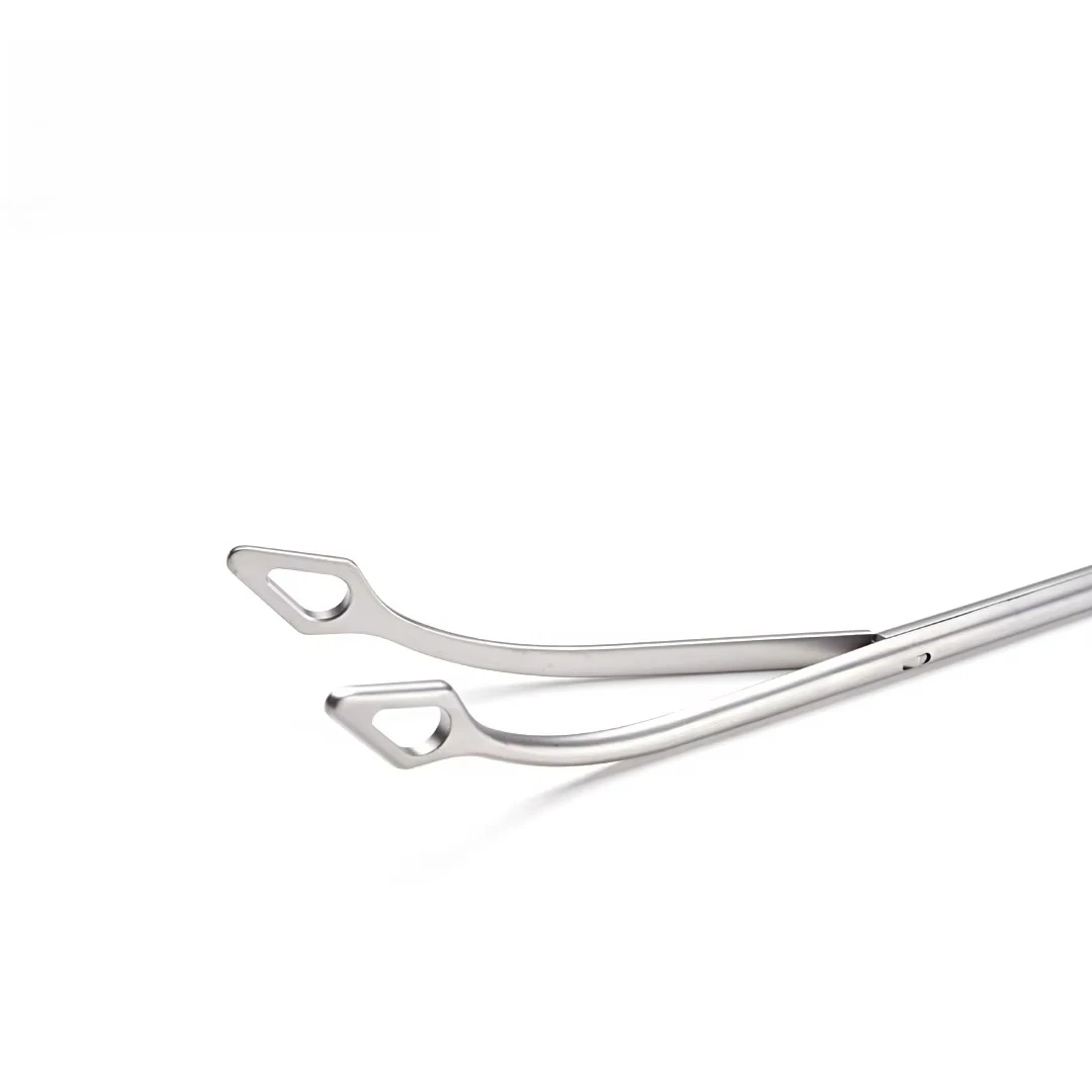 

Reusable Stainless Steel Manual Snake Shape Tissue Forceps Curved Clamping Tool