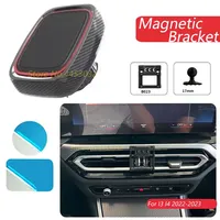 Car Phone Holder Magnetic For BMW G28 G26 I3 I4 2022-2023 GPS Strong Magnet Mount Bracket With a Base Interior Accessories