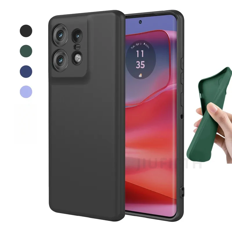 

Flexible Liquid Silicone Case For Motorola Edge 60 Fusion 60S S Fusion 60Fusion Protective Cover Bumper Fundas Coque Fundas Capa