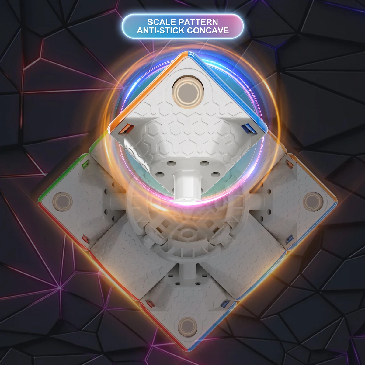 YJ MGC 3 Beta Cubo Magico Magnetico di Velocità 3x3 Maglev Ball Core UV Senza Adesivo Professionale Agitarsi Giocattoli Regalo Dei Bambini