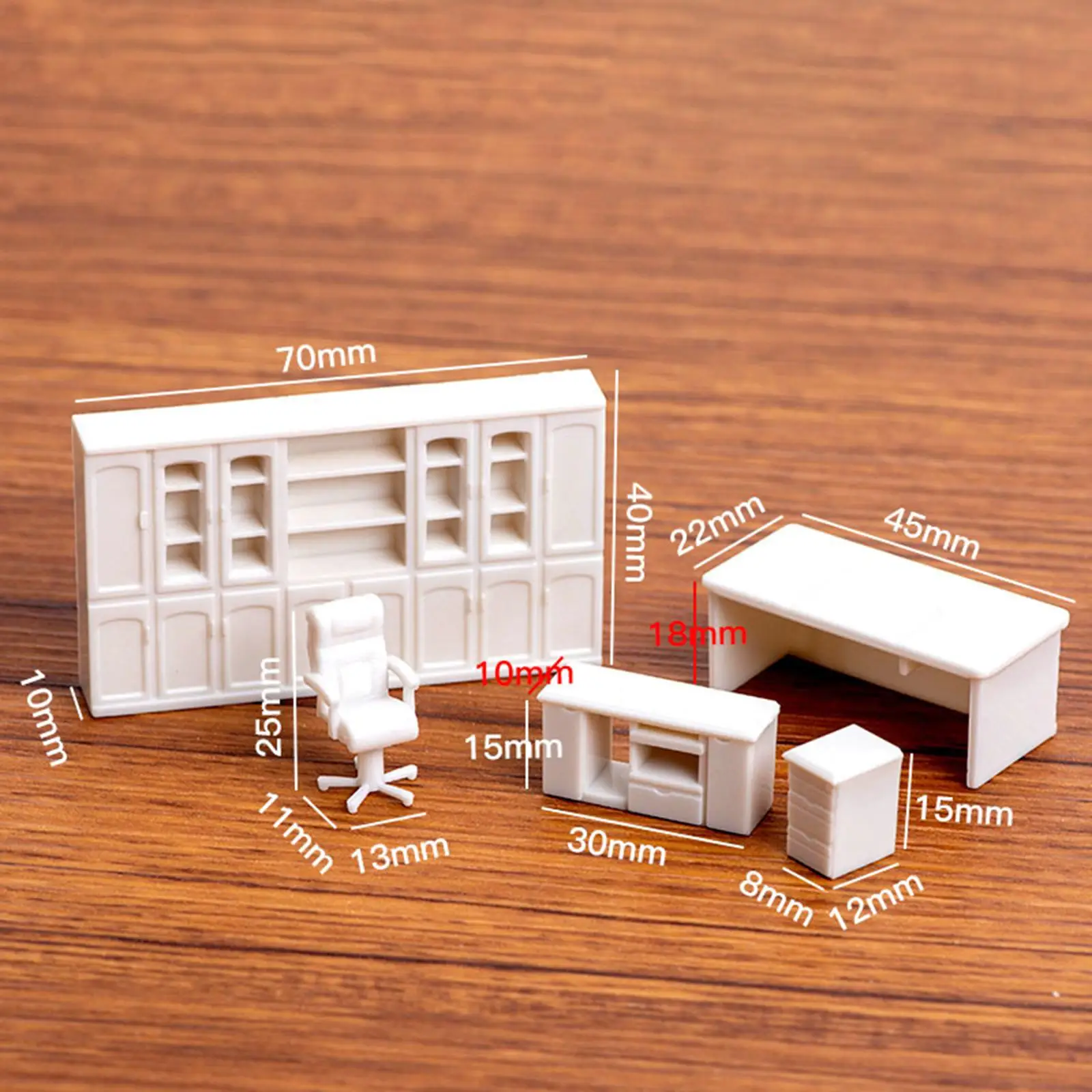 Mini Furniture Model 1:50 Scale Miniature Furniture for Dollhouse Decor DIY Projects Decor Sand Table Decoration Photo Prop