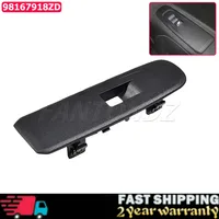 Para Peugeot Partner Rifter Mk4 K9 Citroen Berlingo RHD interruptor de botón de ventana delantera izquierda marco ABS 98167918ZD interruptor regulador