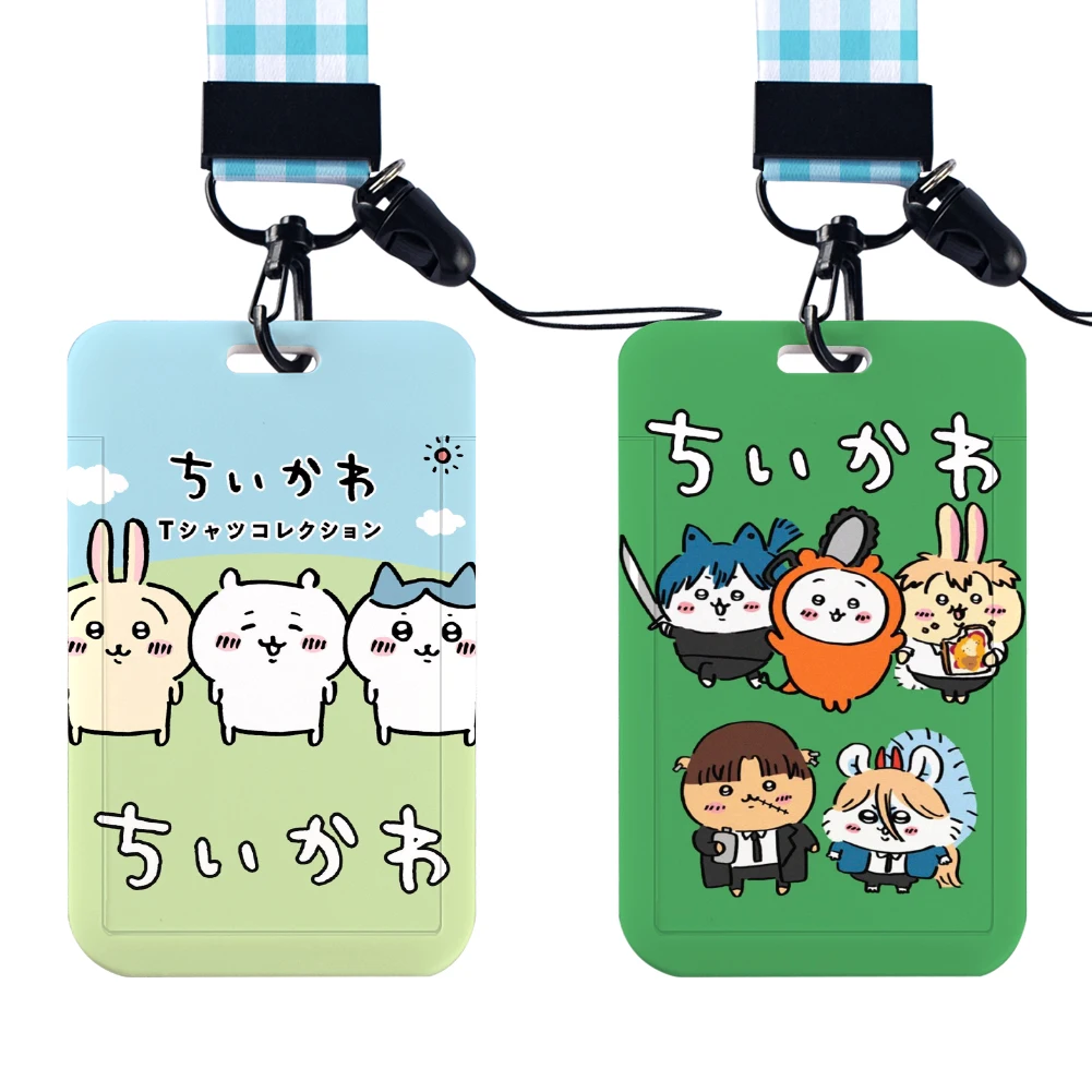 

Work Card Holder Work Permit Name Badge with Keychains Student Id Card Lanyard Holder Accessories