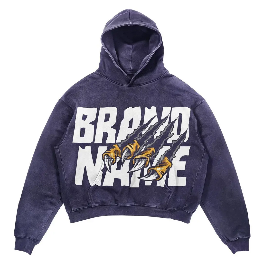 Women's Skull Hoodie Letter Claw Print Gothic Pullover, Couple Streetwear, Harajuku Oversized Sweatshirt, Clothes for Women, Y2k