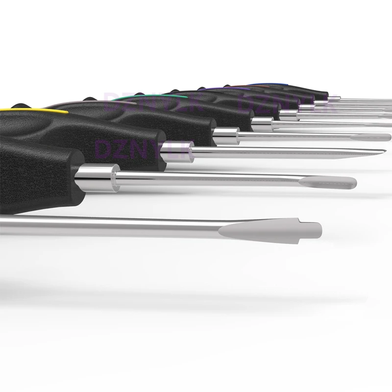 1/9Pc Dental Luxating Elevator Dental Curved Root Elevator Minimally Invasive Tooth Extracting Set Dentistry Surgical Instrument