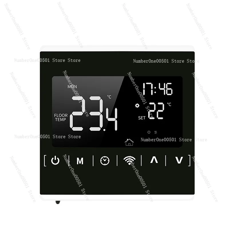 High-power wifi electric heating touch screen, temperature, floor heating controller, support for a variety