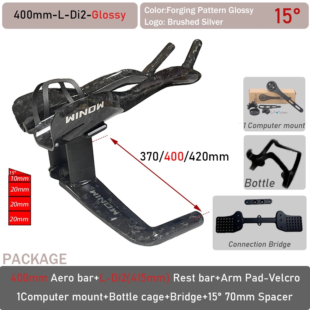 Winow Cycle New High-end TT handlebar spacer Aero bar Carbon for
