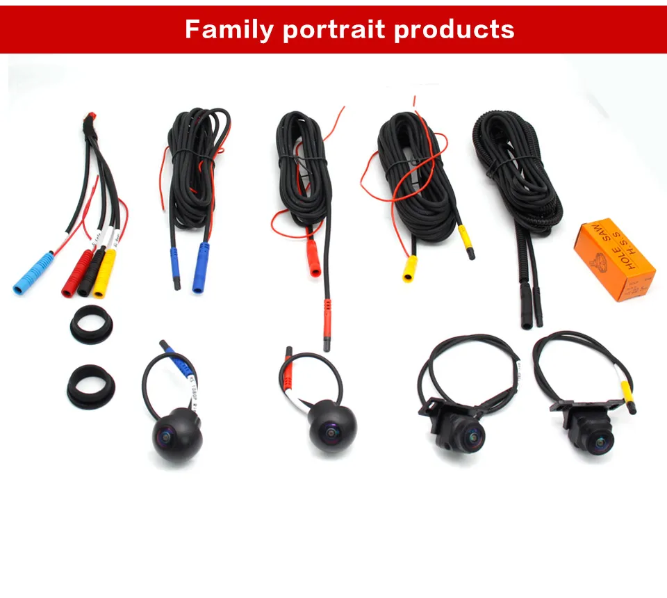 3D AHD 1080P 720P Autokamera 360° Panorama-Rundumansicht Rechts+Links+Vorne+Hinten Kamerasystem für Android Auto Radio – Detail 8