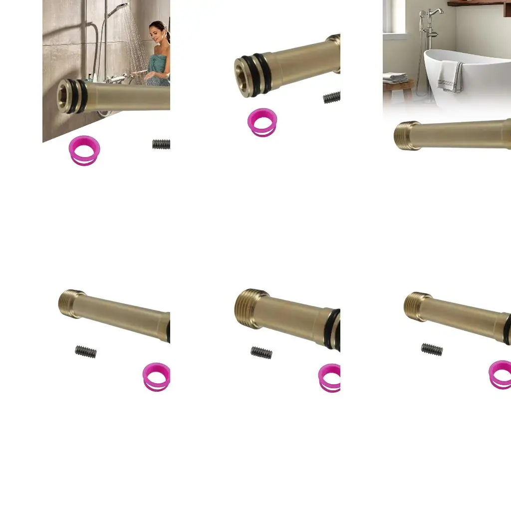  Metal Shower Connection Adapter Comes with All Necessary Parts for Shower Use