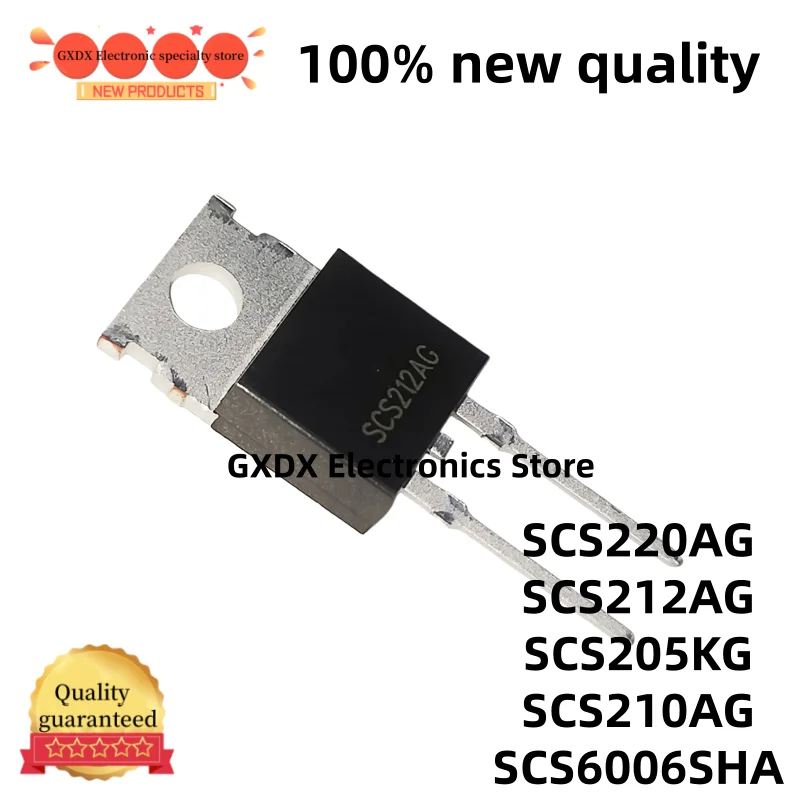 10-20Pcs 100% New SCS220AG SCS212AG SCS205KG SCS210AG SCS6006SHA TO-220-2 MOSFET Best Quality In Stock