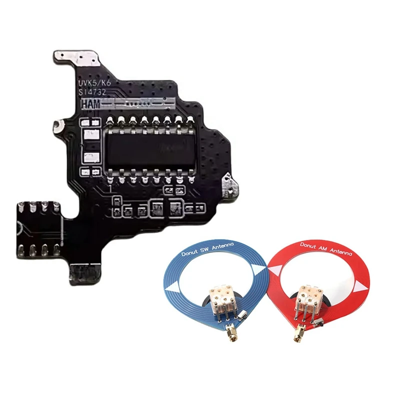 Voor Quansheng K5/K6 Si4732 Module Modificatie + 2Xdonut Antenne Kortegolf Radio Module Intercom Modificatie Module