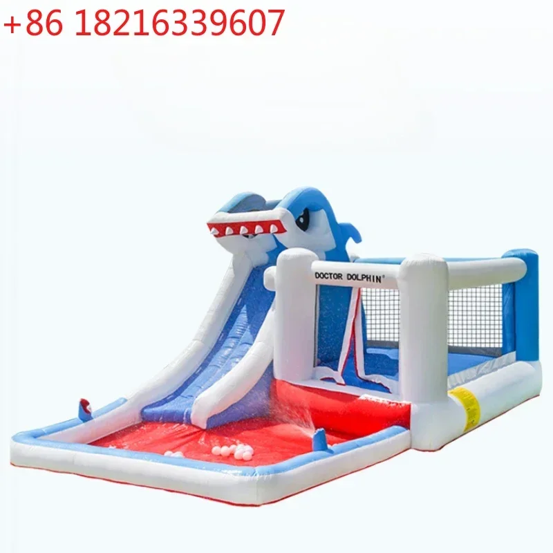 TAO Castle Home Trampoline Slide Trampoline Water Playing Naughty Castle Toy Climbing Wall