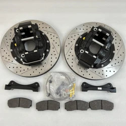 메르세데스-AMG S63 용 디스크 로터, 빅 4 피스톤 브레이크 켈리퍼 키트, JK5200, 330x28mm, W222