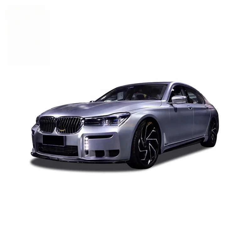 7 Series G11 G12 WD Style Fiberglass Body Kit Full Set Front Rear Bumper Side Skirts Custom Car Tuning Accessories