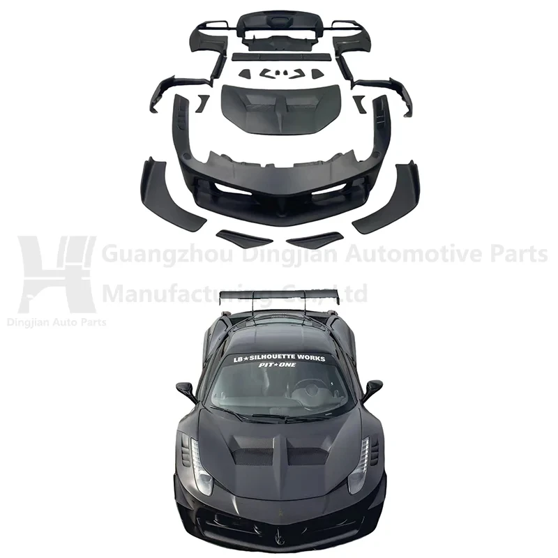 يتم ترقية 458 مع مجموعة الجسم العريضة على طراز LB.