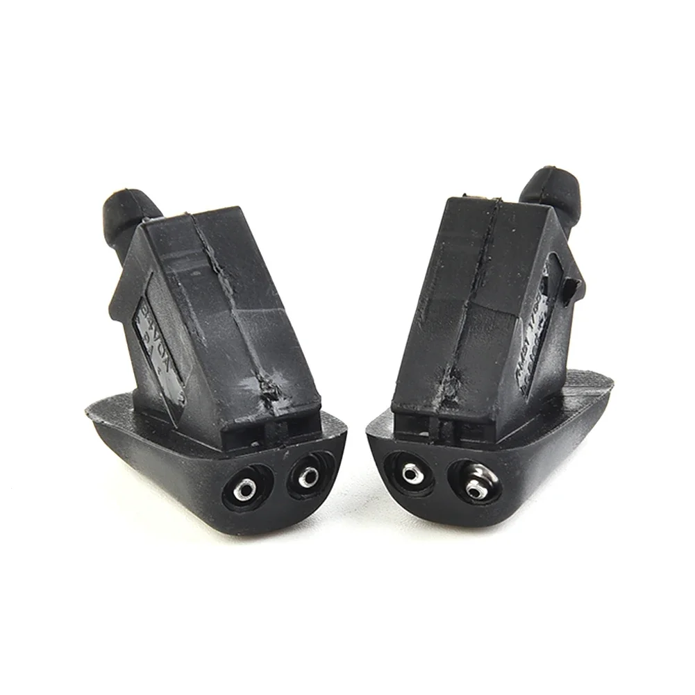 2PCS Windscreen Wiper Spray Jet Nozzle Washer For Ford Focus 2005-2012 Fiesta 2001-2008 Black Auto Water Spray Nozzle