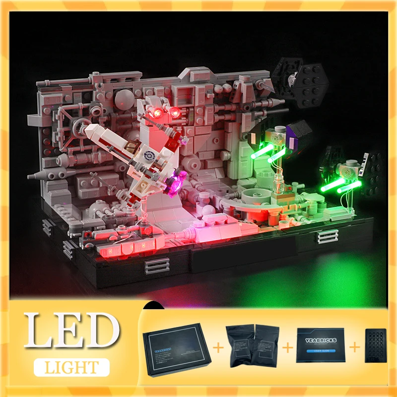 DIY LED Light Kit For LEGO 75329 Trench Run Diorama Building Brock Gift (Only LED Light,Without Blocks Model)