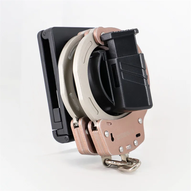 Tactical Handcuff Holster Case Police Shackles Cover Holder Pouch Quick Release Belt Loop Clip for 5.5cm Belt Hunting Equipment