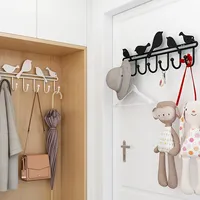 Nordic Wall Mounted Coat Rack Minimalist Designe Modern Clothes Drying Rack Portable Detachable Perchero Pared Home Furniture